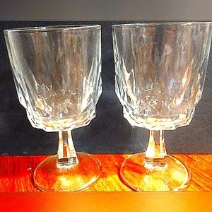 Water Goblets, Artic By Arcoroc set of 2
